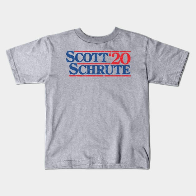 Michael Scott - Dwight Schrute 2020 Kids T-Shirt by huckblade